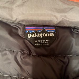 Patagonia puff jacket gray XL